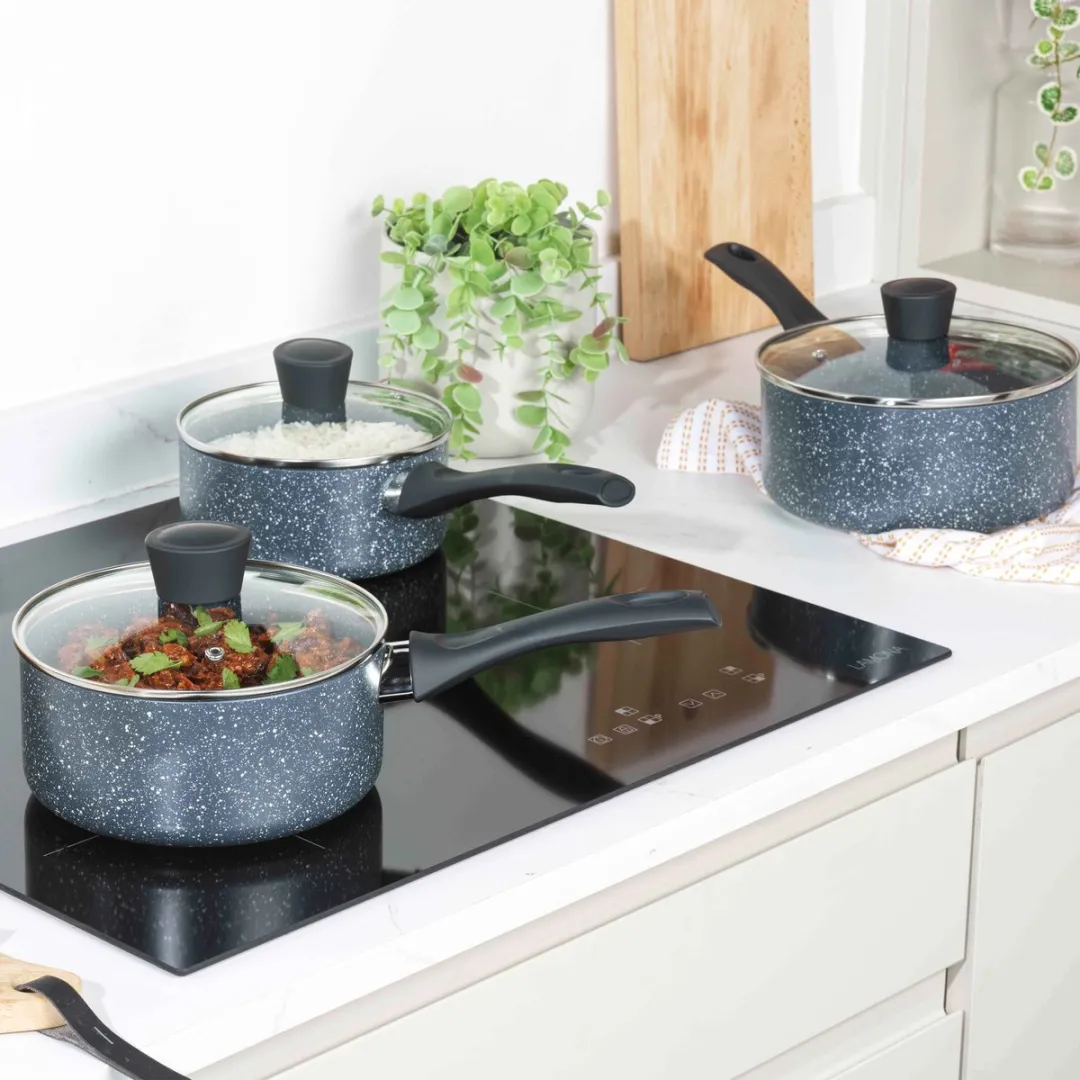 Russell Hobbs Blauwe Marmer Steelpan 18cm