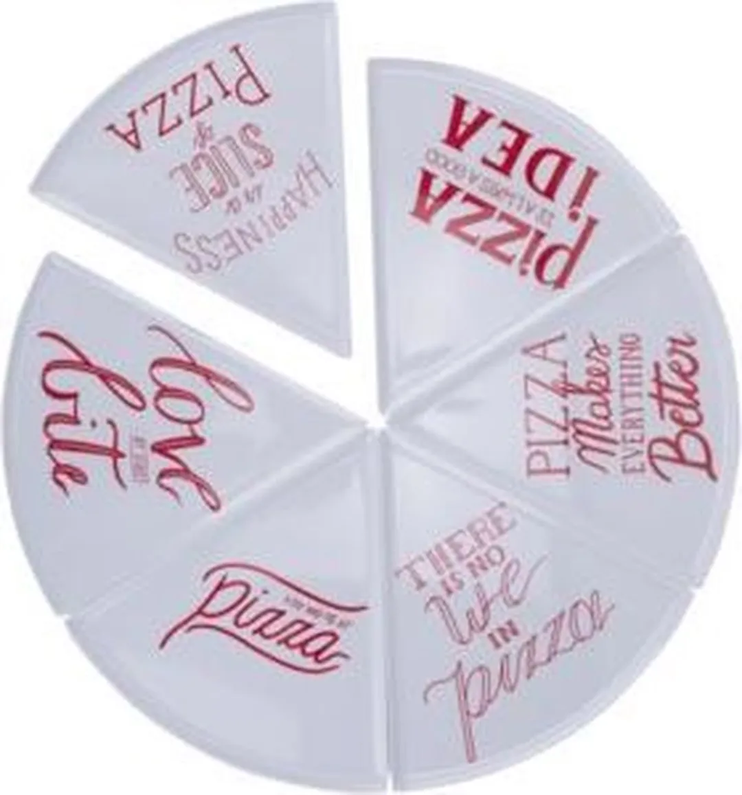 Cosy&Trendy Pizzabordjes Set 6