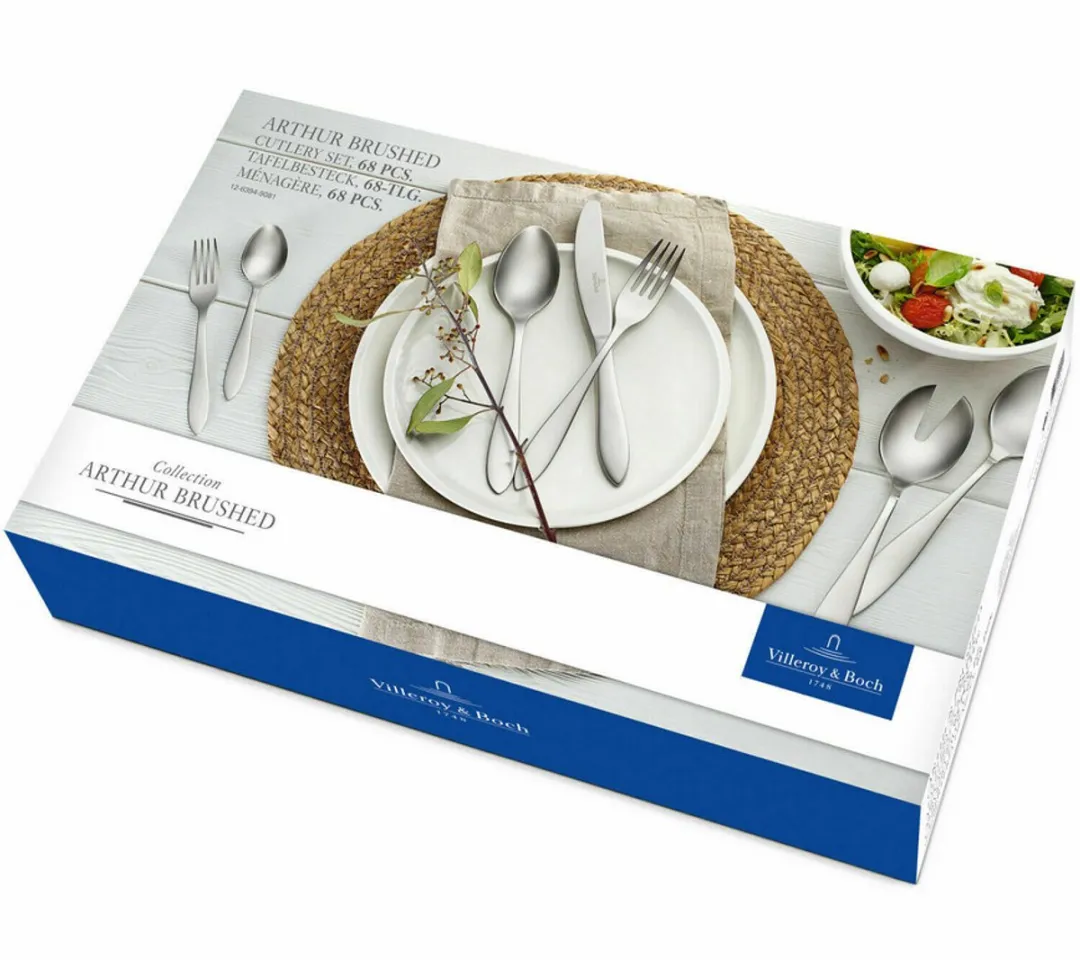 Villeroy & Boch Arthur Bestekset 68-delig - Zilver