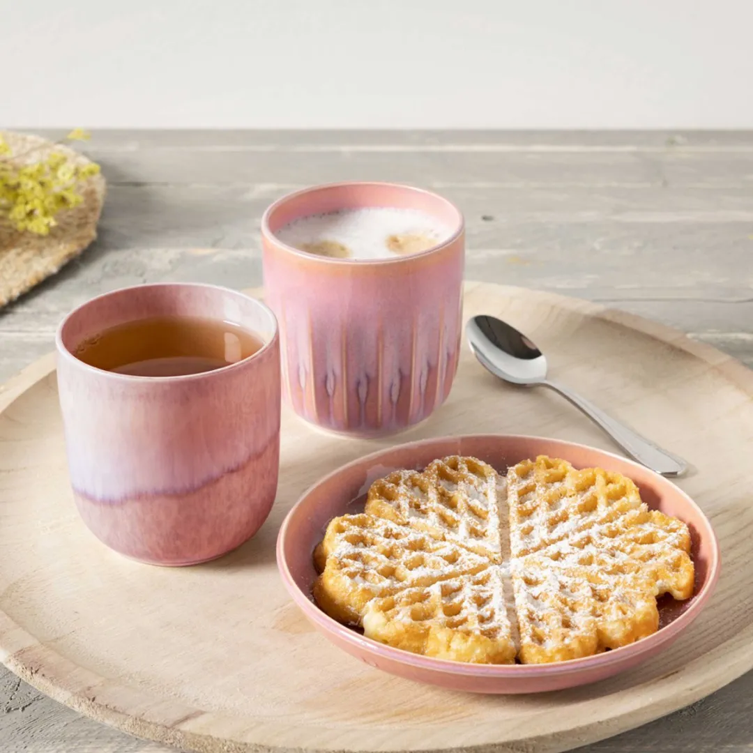 Villeroy & Boch Mokken Perlemor Coral - 290ml - 2 Stuks