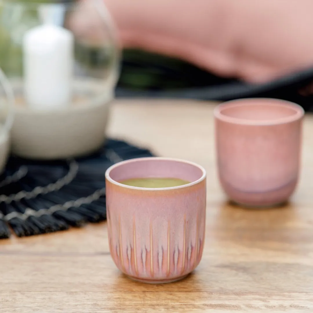 Villeroy & Boch Mokken Perlemor Coral - 290ml - 2 Stuks