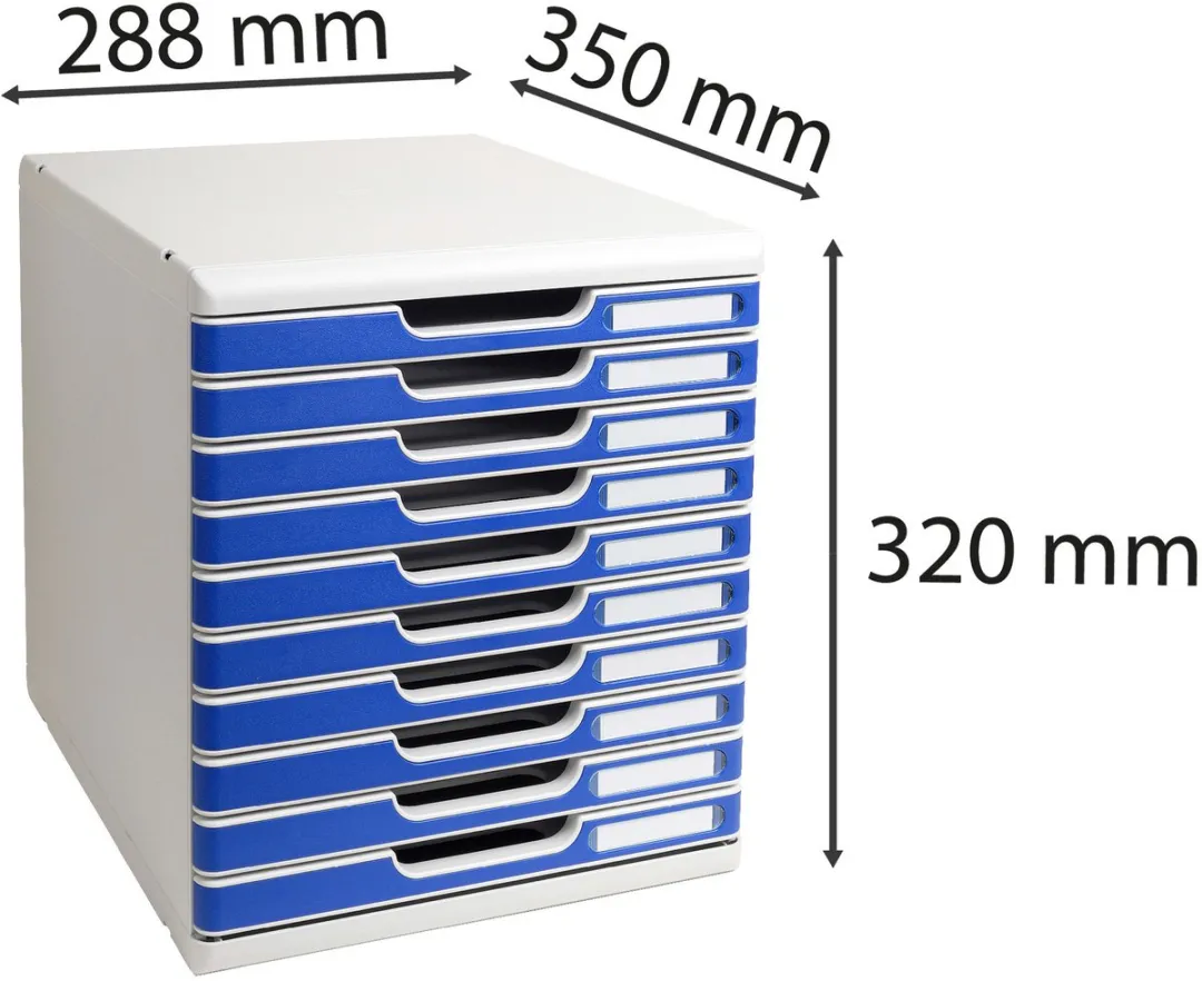 Exacompta Ladenbox Modulo Office 10 - Blauw - afbeelding 6 van 6