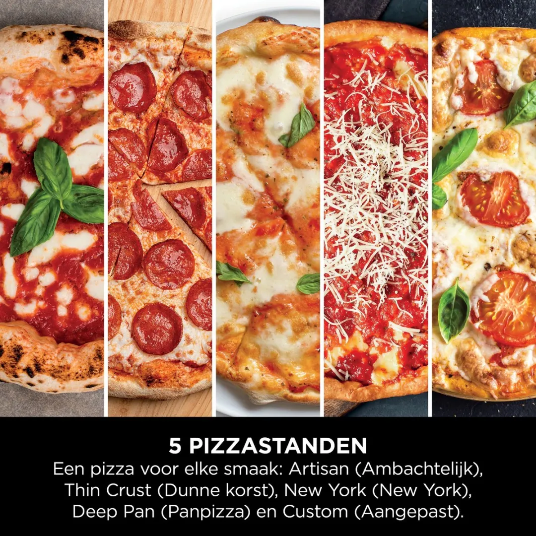 Ninja Artisan MO201EU Elektrische Pizzaoven & Airfryer - 6 Stuks