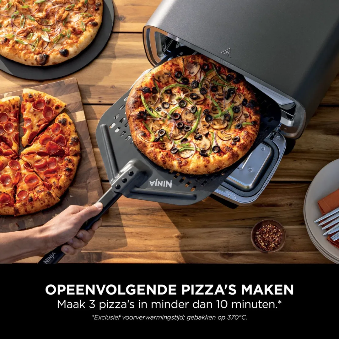 Ninja Artisan MO201EU Elektrische Pizzaoven & Airfryer - 6 Stuks