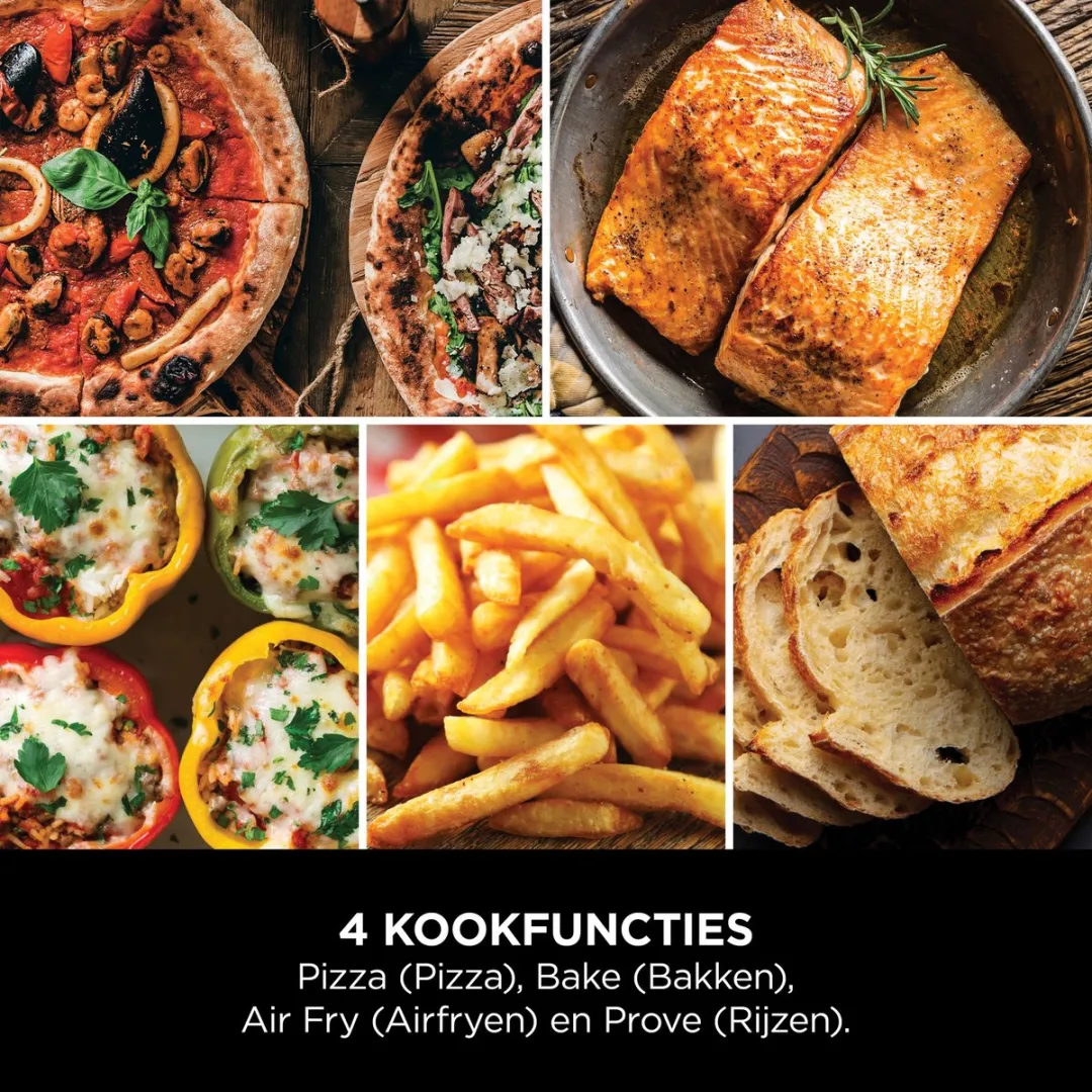 Ninja Artisan MO201EU Elektrische Pizzaoven & Airfryer - 6 Stuks