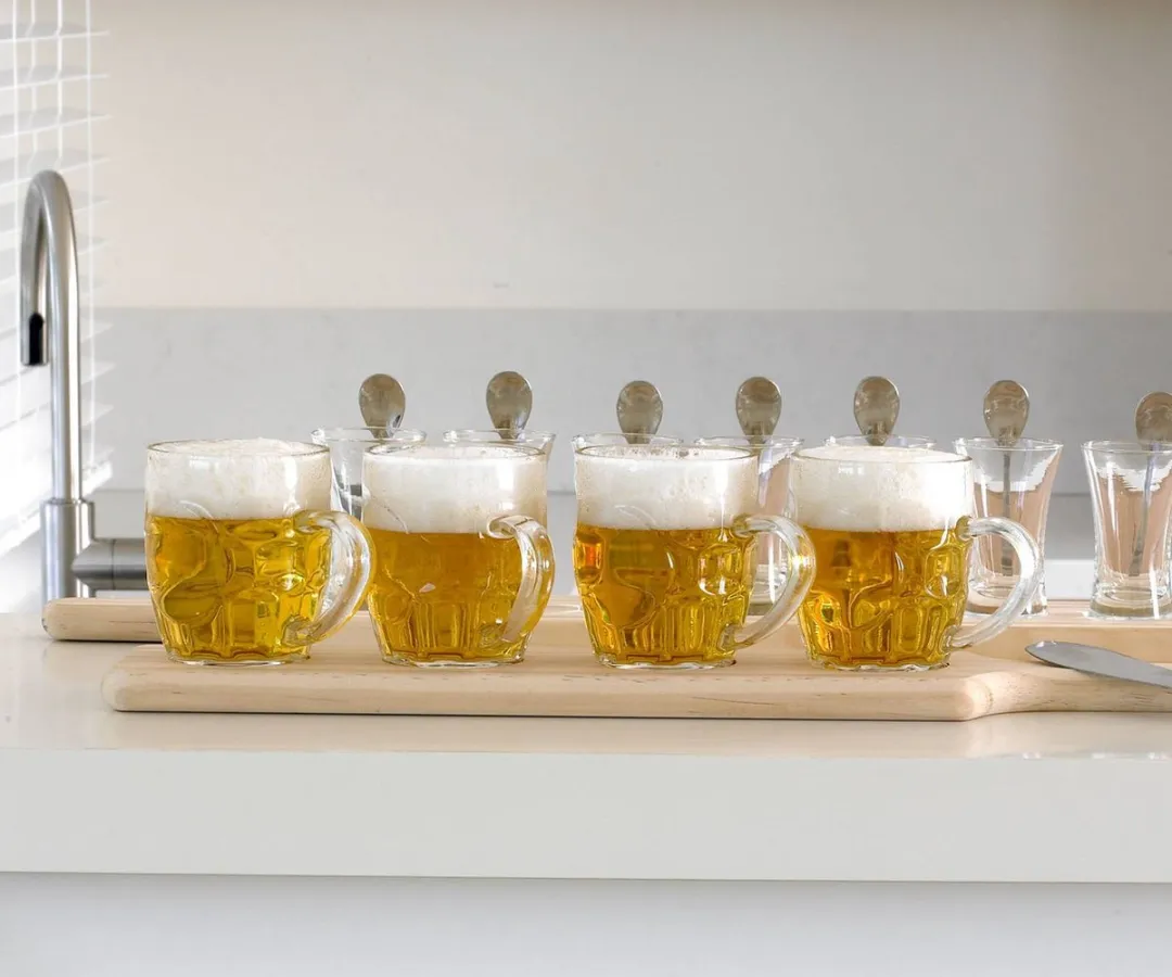 Cosy&Trendy Bierglazen Set - 5 Stuks Transparant