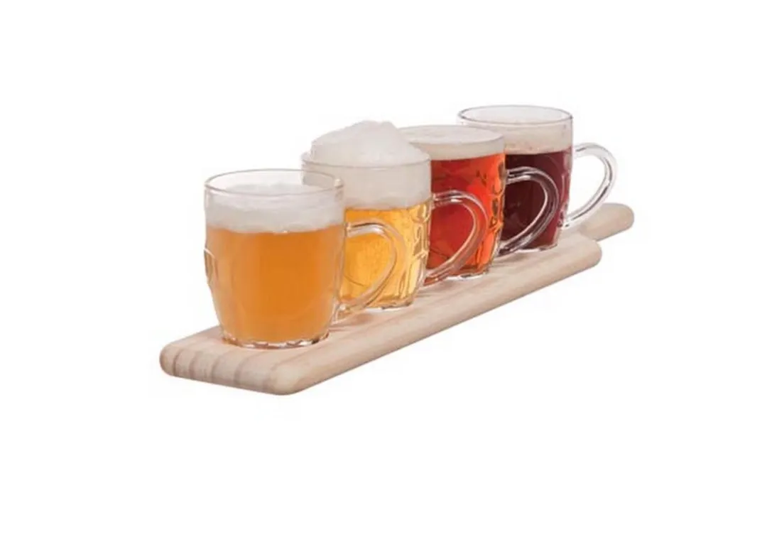 Cosy&Trendy Bierglazen Set - 5 Stuks Transparant
