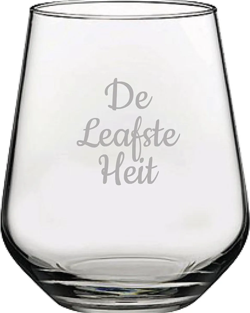 Pasabahce Gegraveerd Drinkglas 42,5cl Leafste Heit