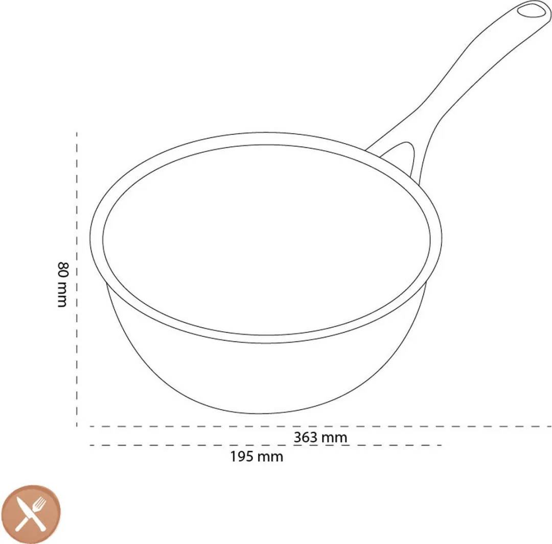 Demeyere Atlantis 7 Sauspan 1.5L - Ø18cm - Zilver