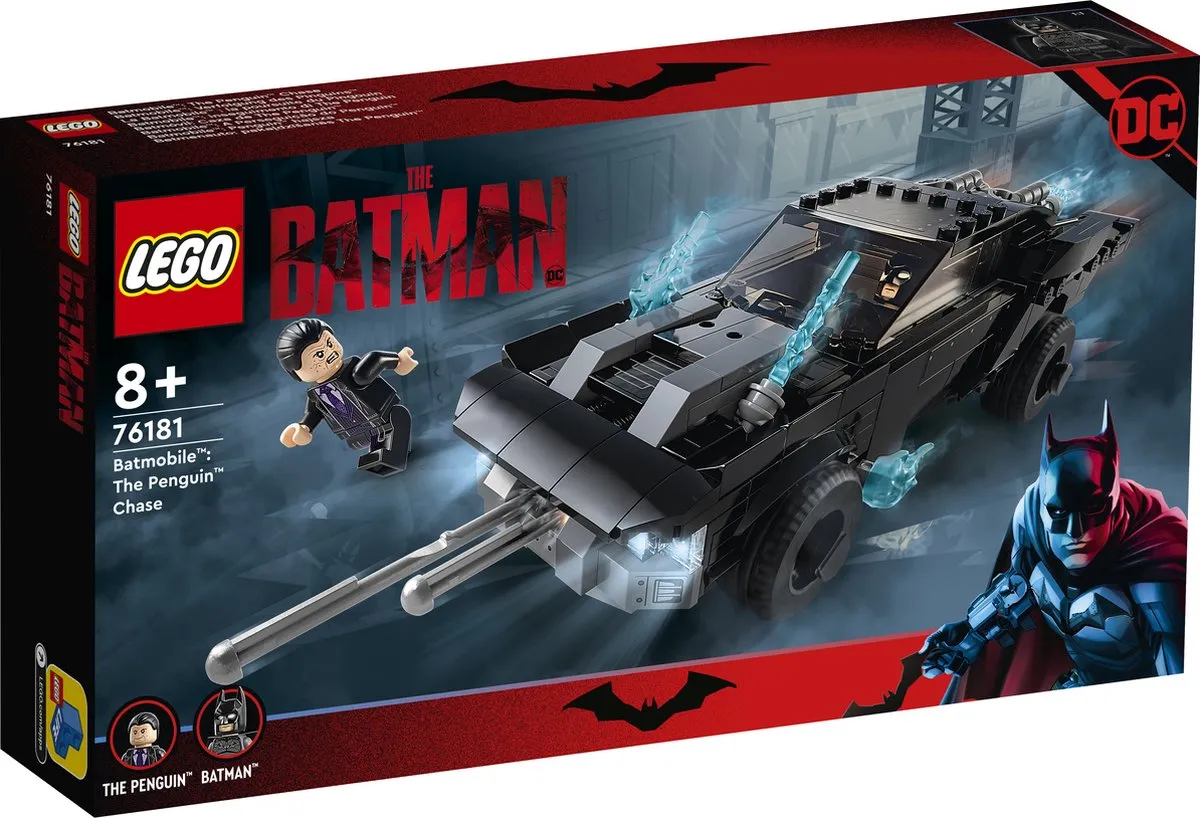 LEGO DC Batman Batmobile The Penguin Achtervolging 76181 - 392 Stukken