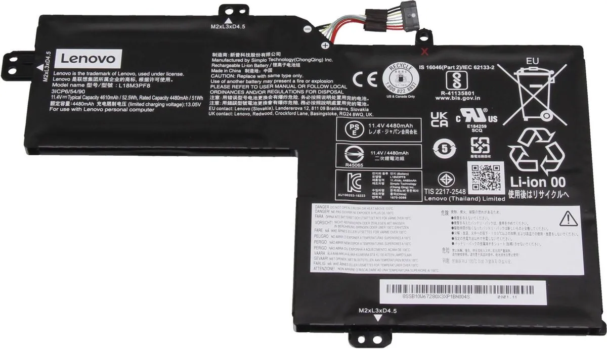 Lenovo 5B10W67354 Accu - 52,5Wh