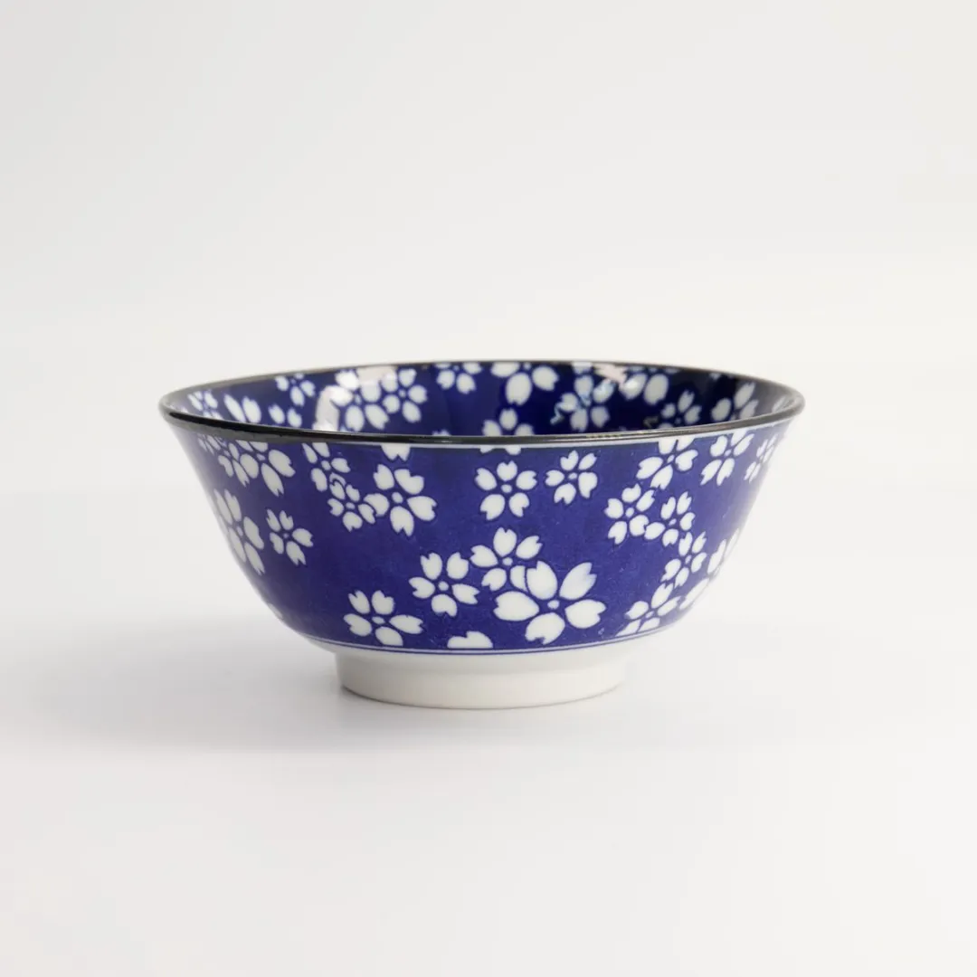 Tokyo Design Studio Mixed Bowls 15x6.8cm 500ml - Blauw/Wit