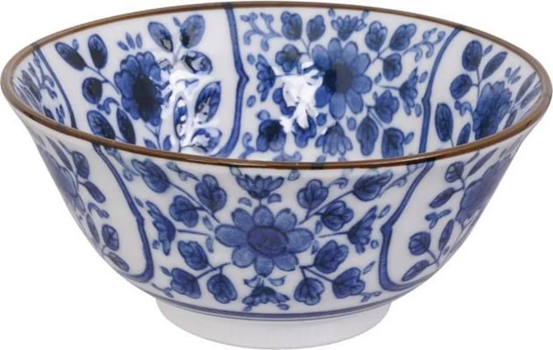 Tokyo Design Studio Mixed Bowls 15x6.8cm 500ml - Blauw/Wit