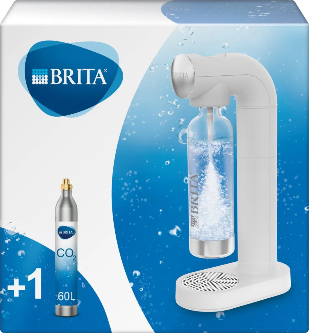 BRITA SodaONE 1049250 Bruiswatertoestel - Wit - 60L
