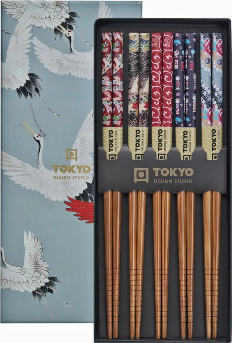 Tokyo Design Studio Crane Eetstokjes Giftbox