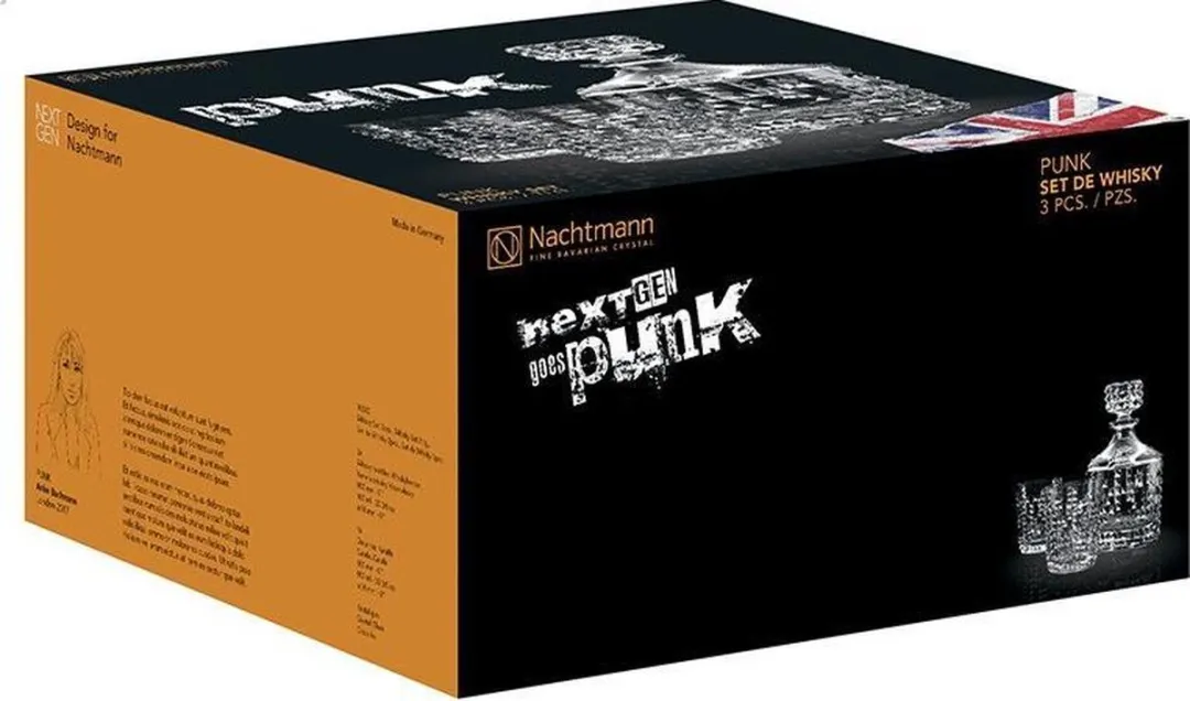 Nachtmann Punk Whiskyglas 348ml - Set 4 Stuks