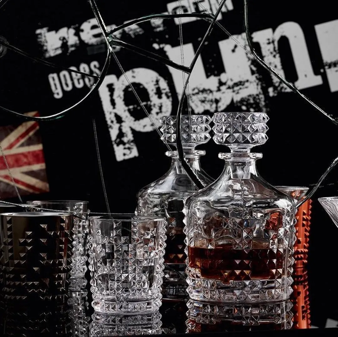 Nachtmann Punk Whiskyglas 348ml - Set 4 Stuks