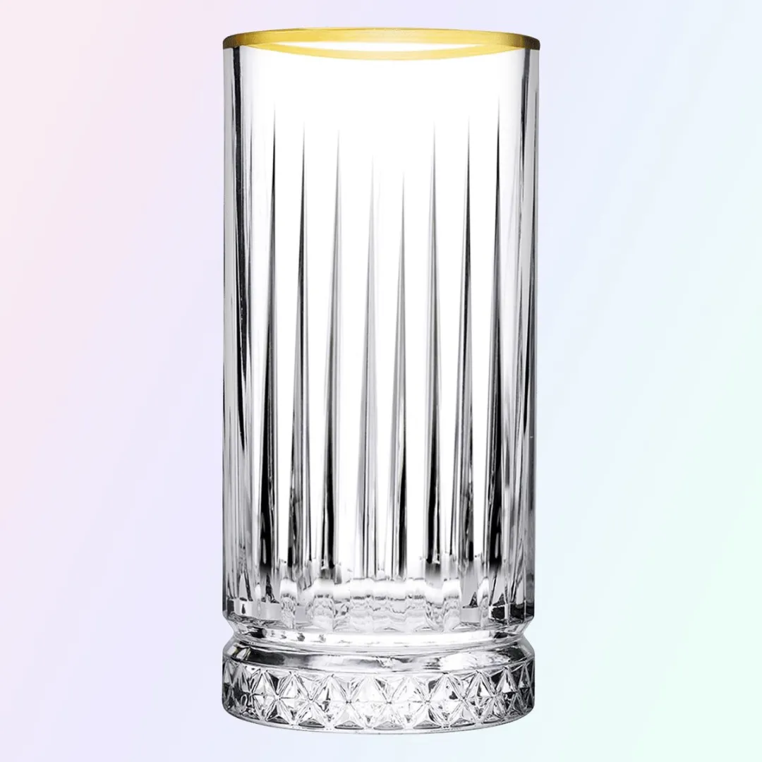 Pasabahce Elysia Longdrinkglas 28cl - Goud - 4 Stuks