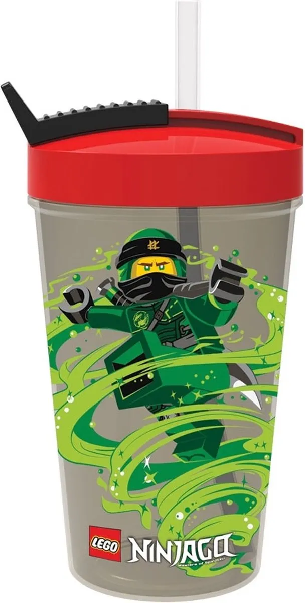LEGO Ninjago Drinkbeker 500ml - Rood RC 030353