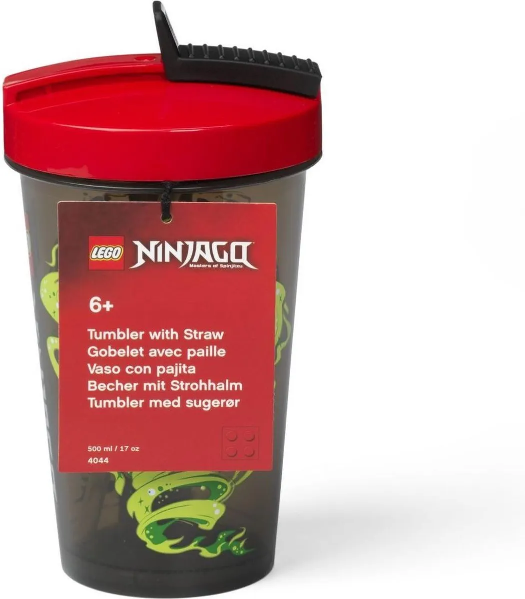 LEGO Ninjago Drinkbeker 500ml - Rood RC 030353