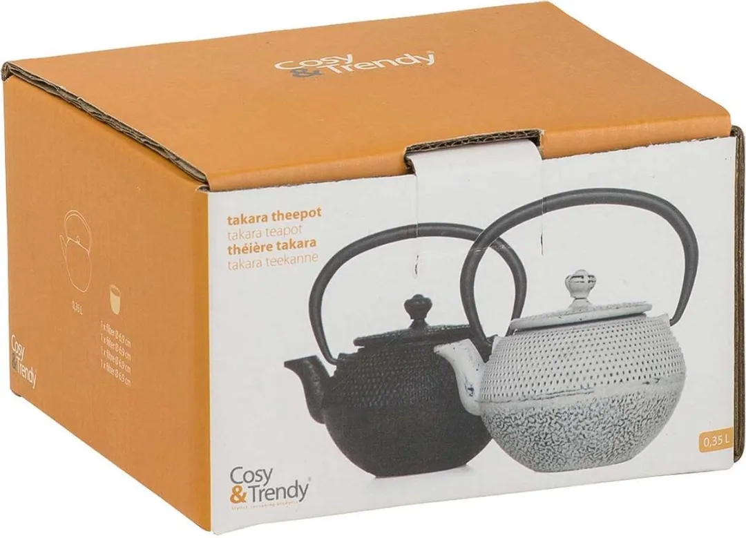 Cosy&Trendy Shinto Cream Theepot 0,35L - Gietijzer