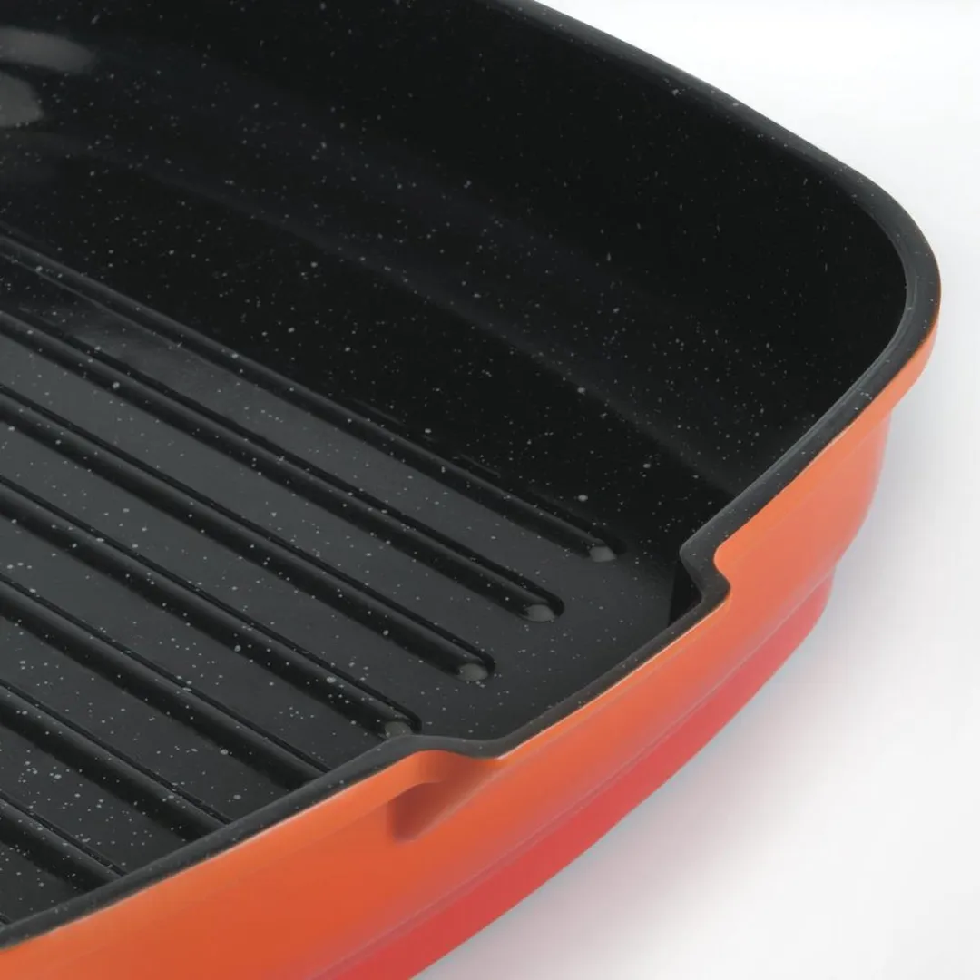 BergHOFF Virgo Grillpan 28cm - Oranje - afbeelding 6 van 6