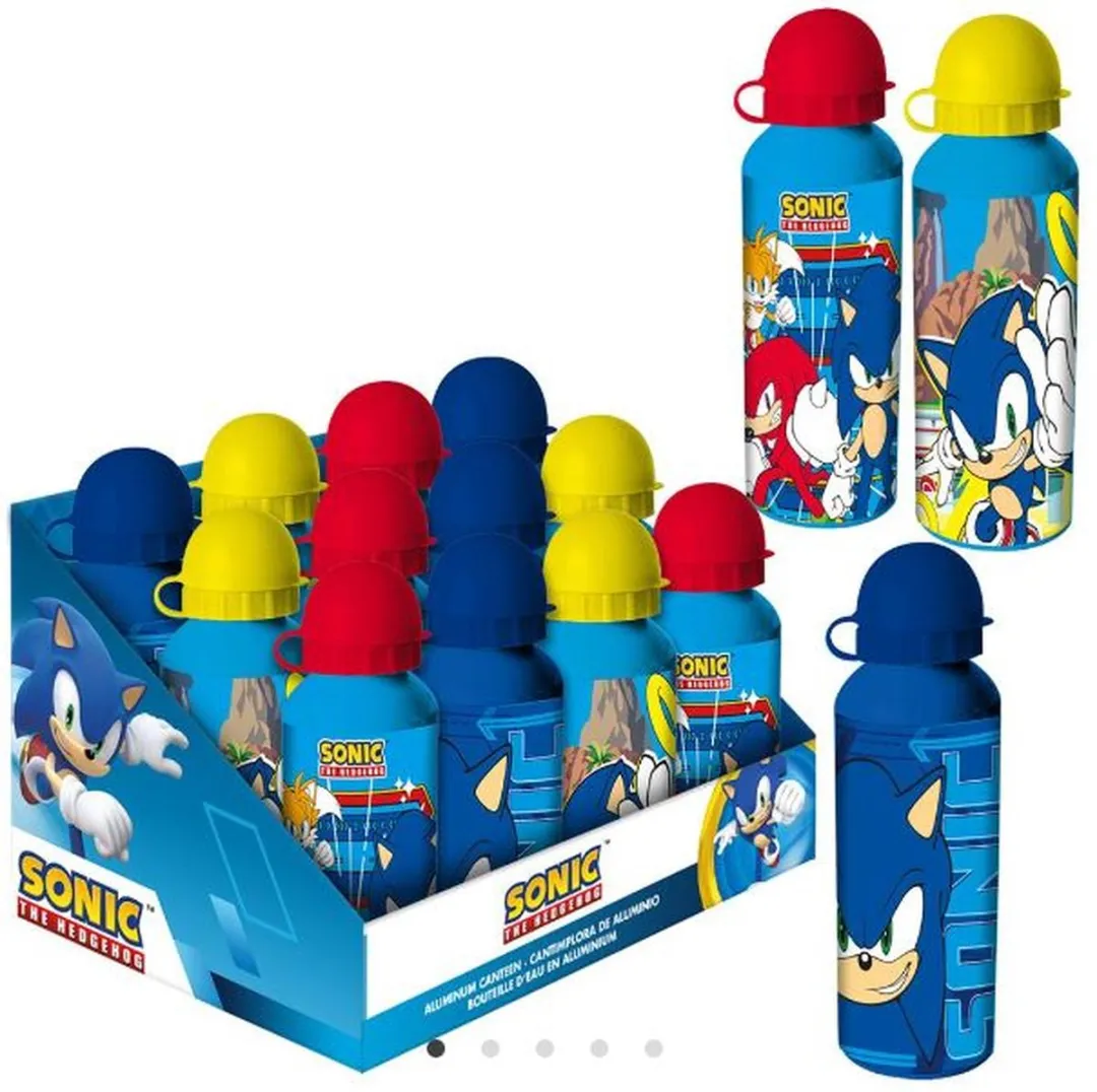 Sonic the Hedgehog Aluminium Drinkfles 500ml - Divers