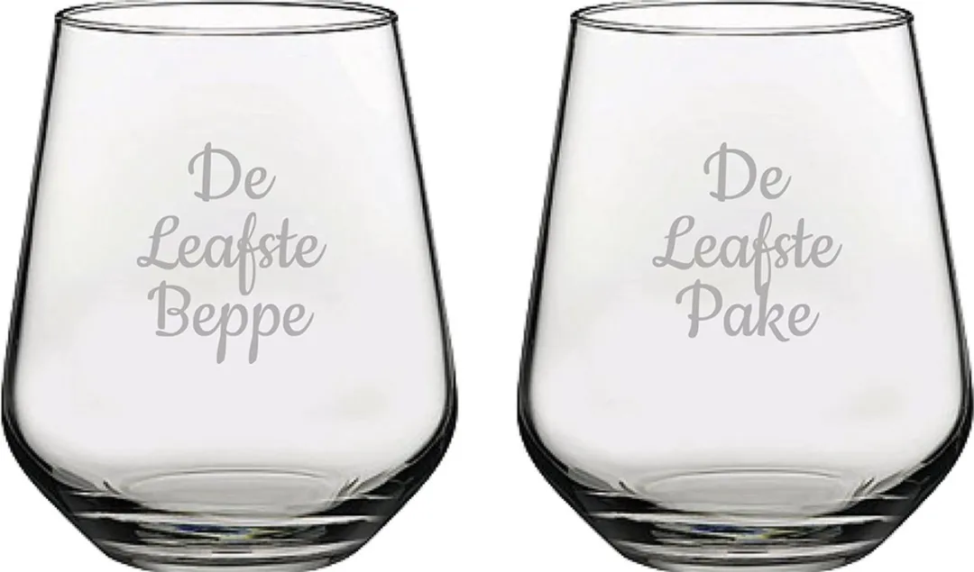 Pasabahce Gegraveerd Drinkglas De Leafste Pake-De Leafste Beppe