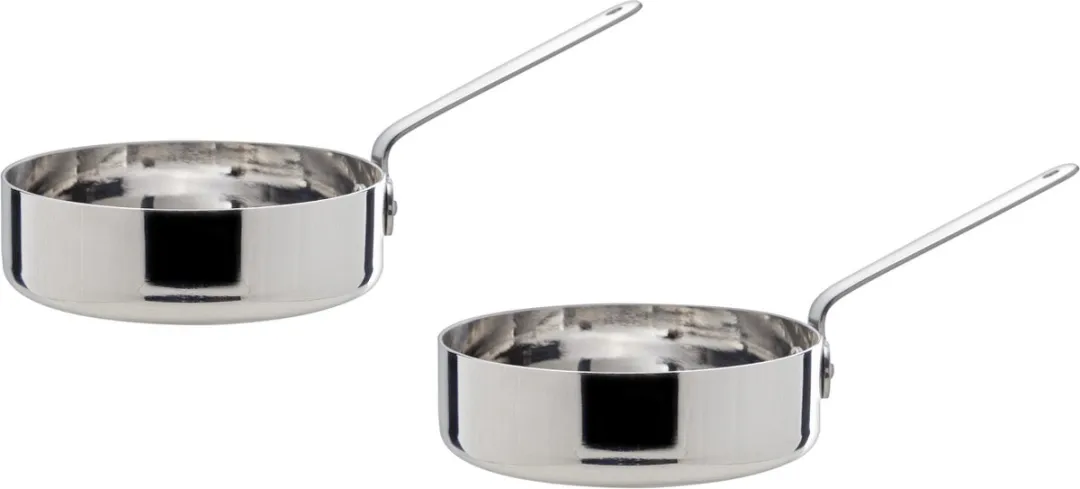 Cosy&Trendy Mini Koekenpan 12cm - Aluminium - Zilver