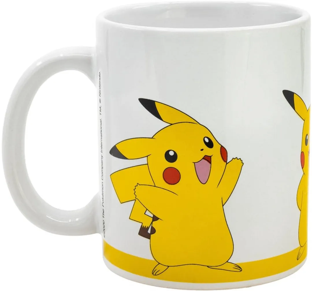 Pokémon Mok Pikachu 350ml Keramiek - Wit/Geel