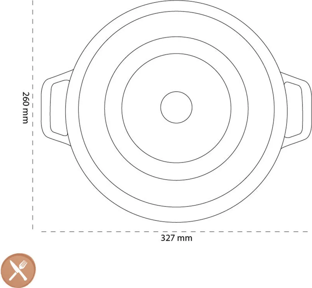 Staub Braadpan 26cm - Groen