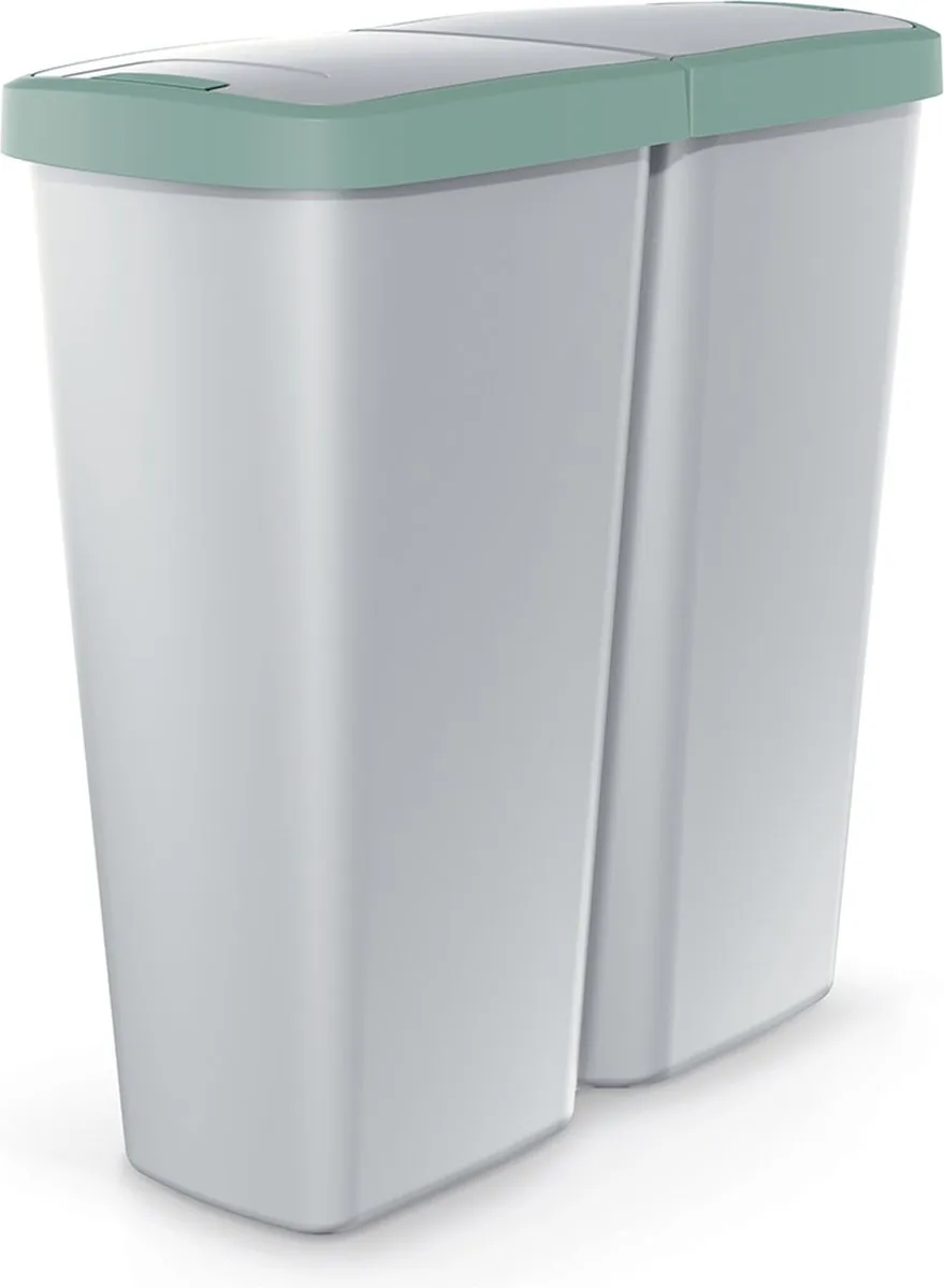 Prosperplast Keden Duo Prullenbak 50L