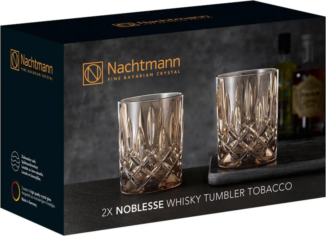 Nachtmann Noblesse Whiskyglazen Tobacco 295ml - 2 Stuks