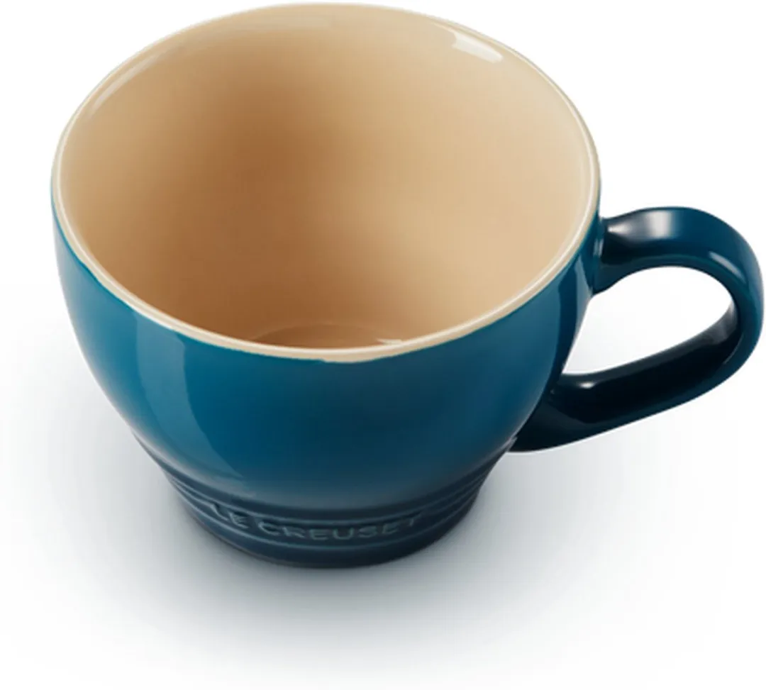 Le Creuset Grote Cappuccino Mok Deep Teal - 0,4L