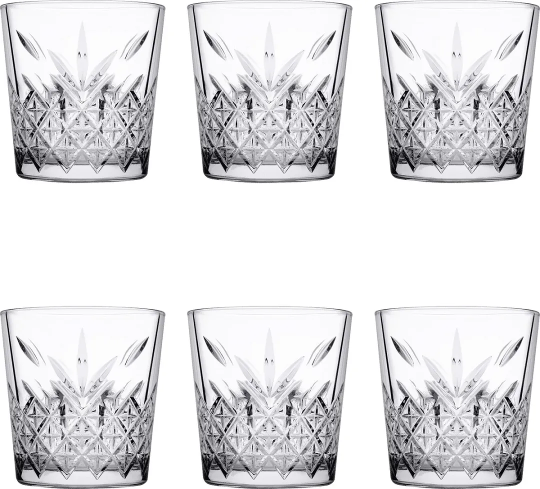 Pasabahce Timeless Whisky Tumbler - 6 Stuks 340ml