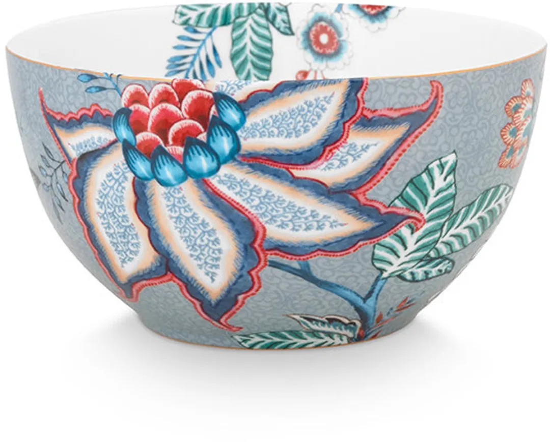Pip Studio Flower Festival Ontbijtset - 3-delig - Multicolor