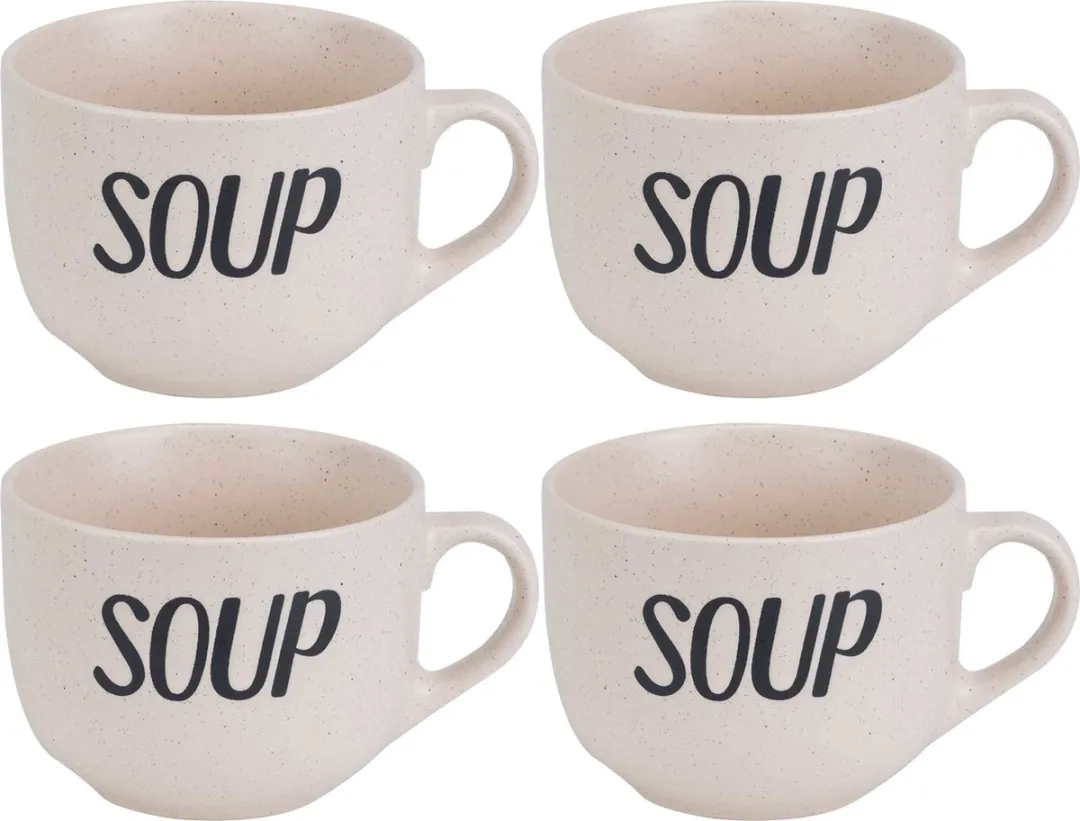 Cosy&Trendy Soepbekers 4x
