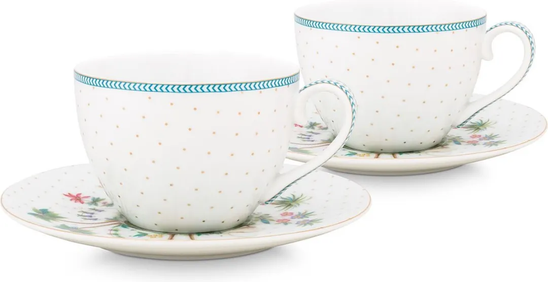 Pip Studio Jolie Dots Kop & Schotel Set 280ml