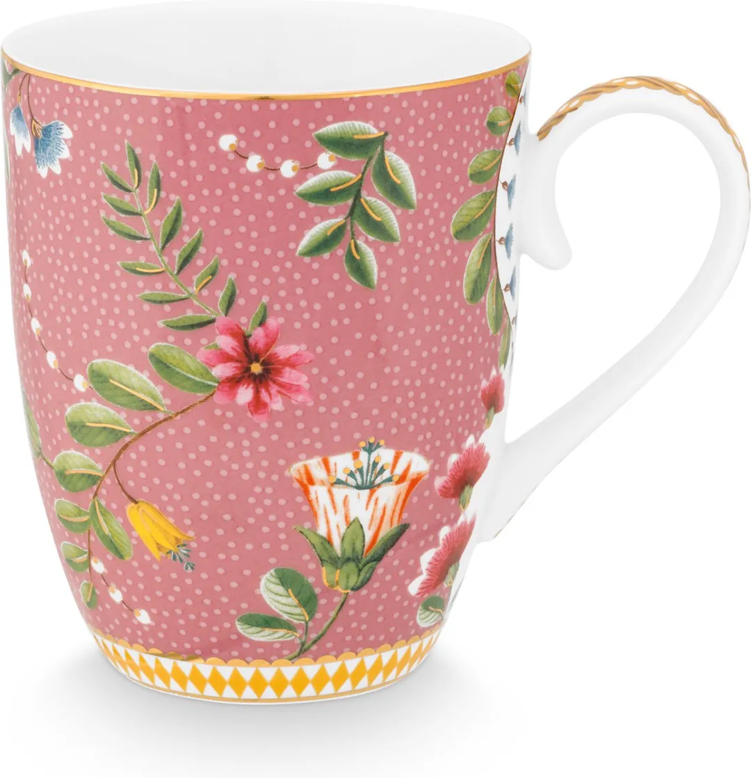 Pip Studio La Majorelle Mok Large - 2 Stuks - 350ml - Roze