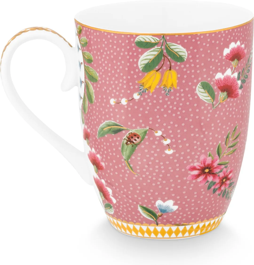 Pip Studio La Majorelle Mok Large - 2 Stuks - 350ml - Roze