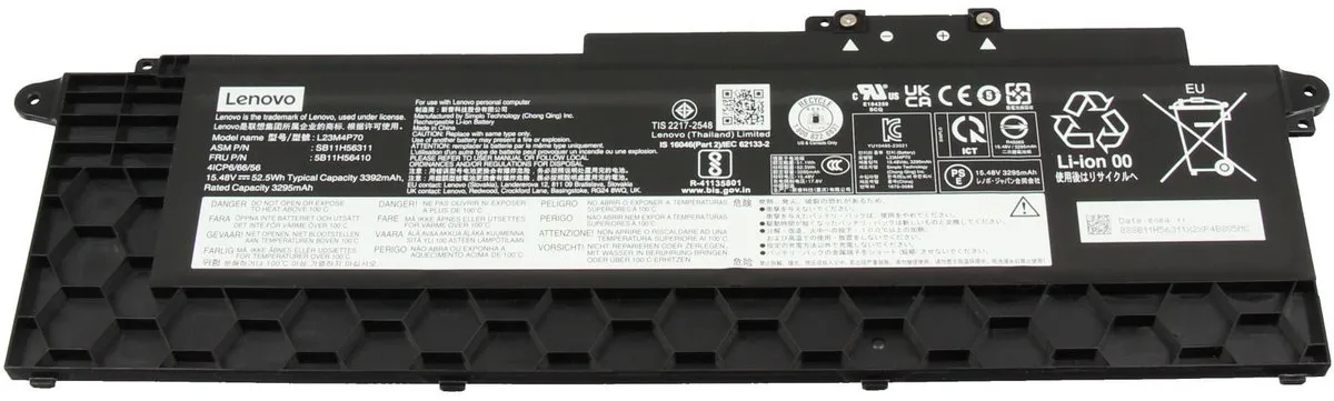 Lenovo L23M4P70 Laptopbatterij 52,5Wh