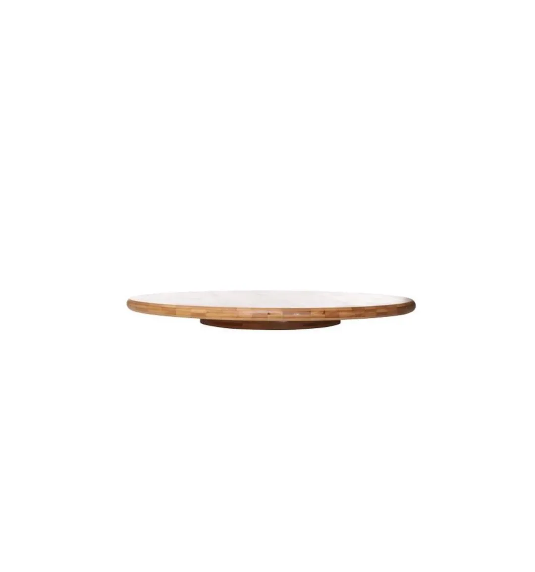 Cosy&Trendy Malawi Plateau Bamboe Draaibaar - Ø40cm - Bruin