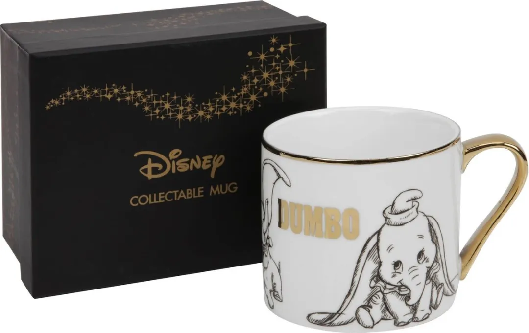 Disney Classic Collectable Mok Dumbo - 300ml - Ecru/Zwart