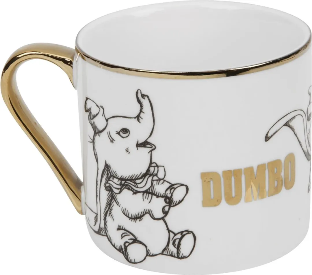 Disney Classic Collectable Mok Dumbo - 300ml - Ecru/Zwart