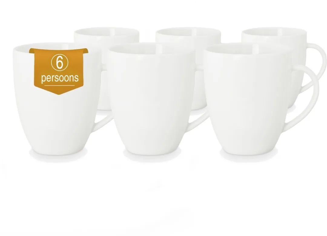 vtwonen Basic Mokken Set 6 Stuks
