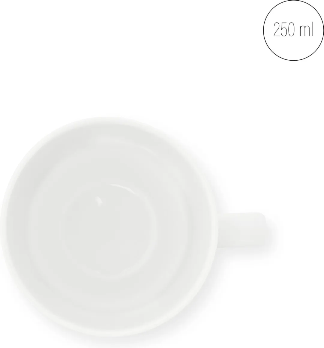 vtwonen Basic Mokken Set 6 Stuks - 275ml - Wit