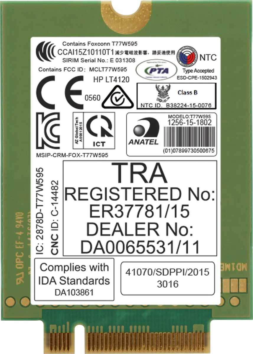 HP lt4120 WWAN-module N8T16AA
