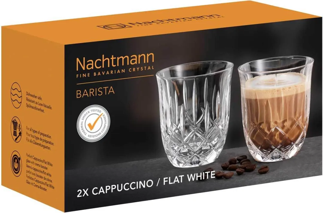 Nachtmann Noblesse Barista Cappuccino-/Flat Whiteglas 234ml - 2 Stuks