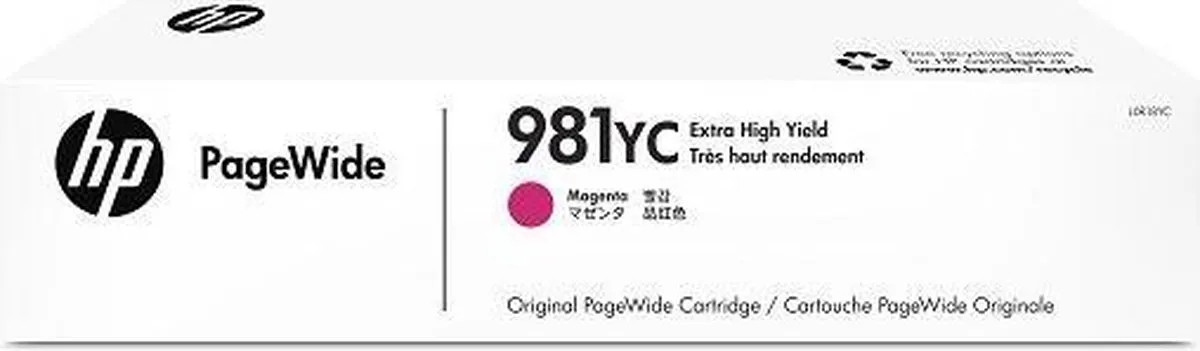 HP 981YC Magenta Inktcartridge L0R18YC