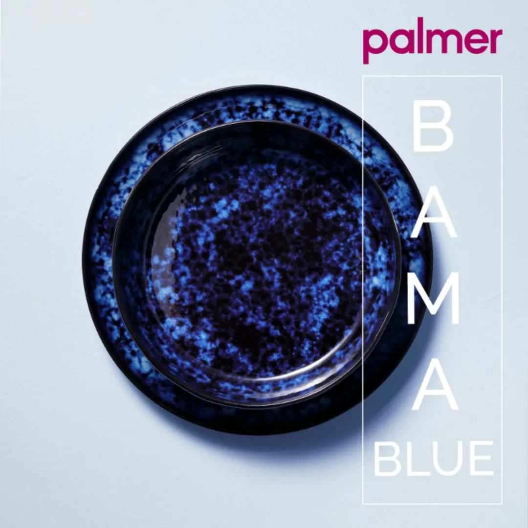 Palmer Bama Blue Serviesset 24-delig - 6 Personen - Blauw